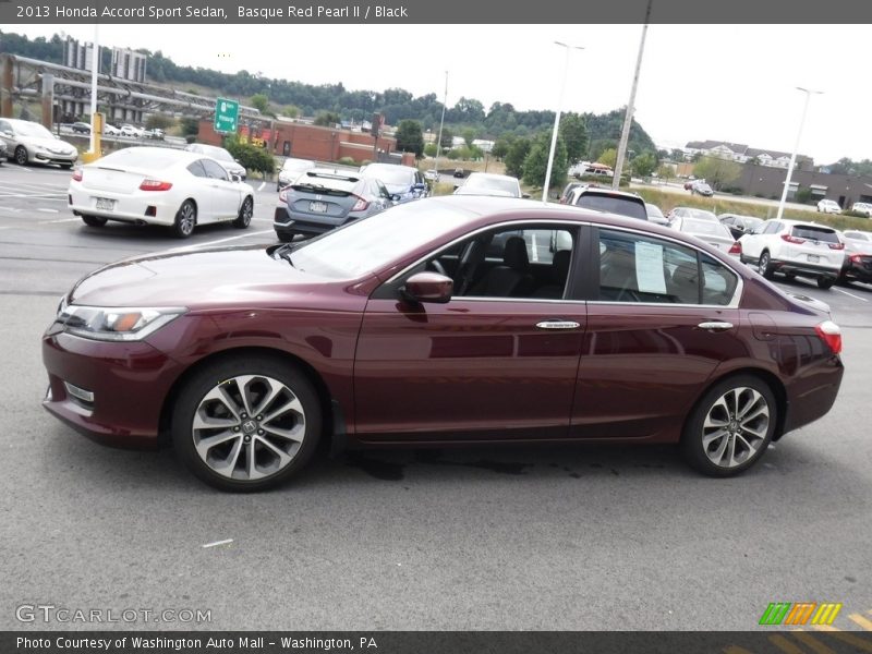 Basque Red Pearl II / Black 2013 Honda Accord Sport Sedan