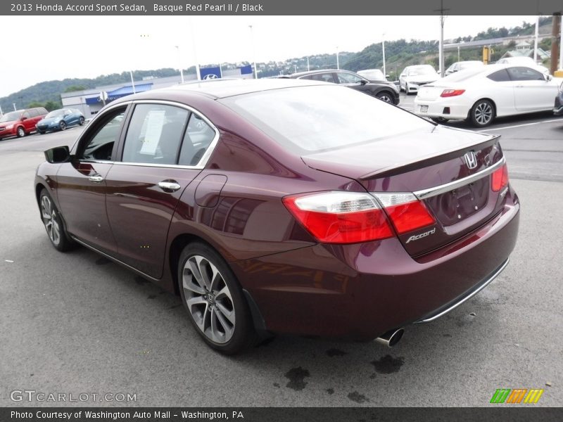Basque Red Pearl II / Black 2013 Honda Accord Sport Sedan