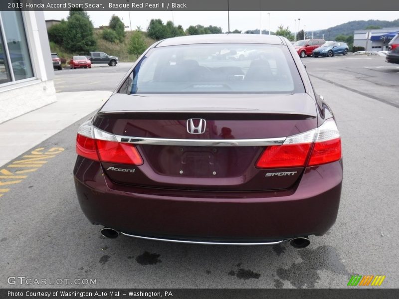 Basque Red Pearl II / Black 2013 Honda Accord Sport Sedan