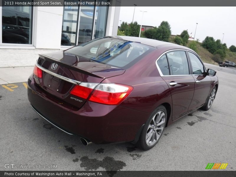 Basque Red Pearl II / Black 2013 Honda Accord Sport Sedan