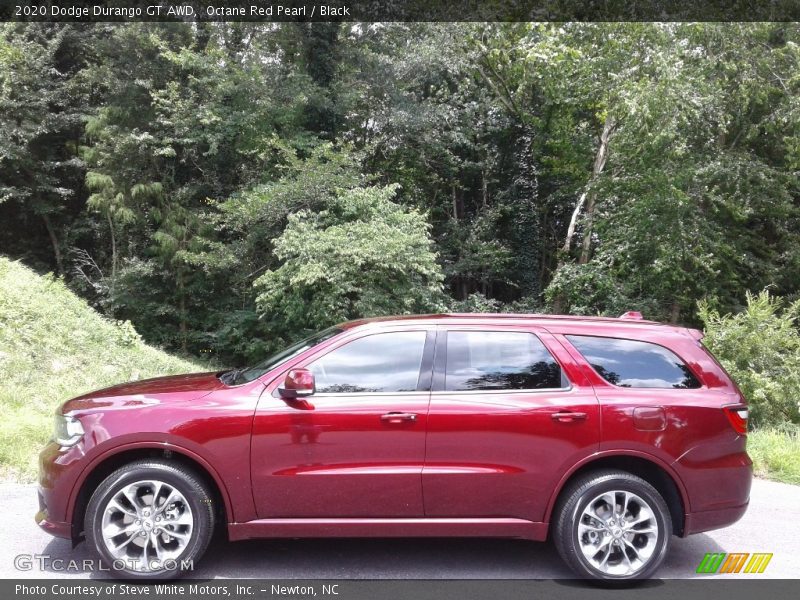 Octane Red Pearl / Black 2020 Dodge Durango GT AWD