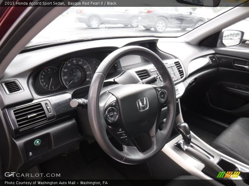Basque Red Pearl II / Black 2013 Honda Accord Sport Sedan