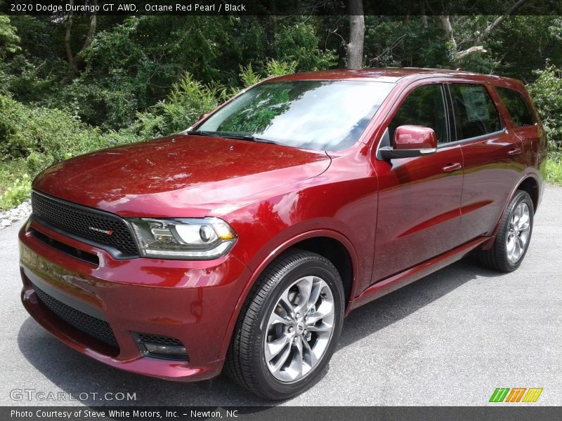 Octane Red Pearl / Black 2020 Dodge Durango GT AWD