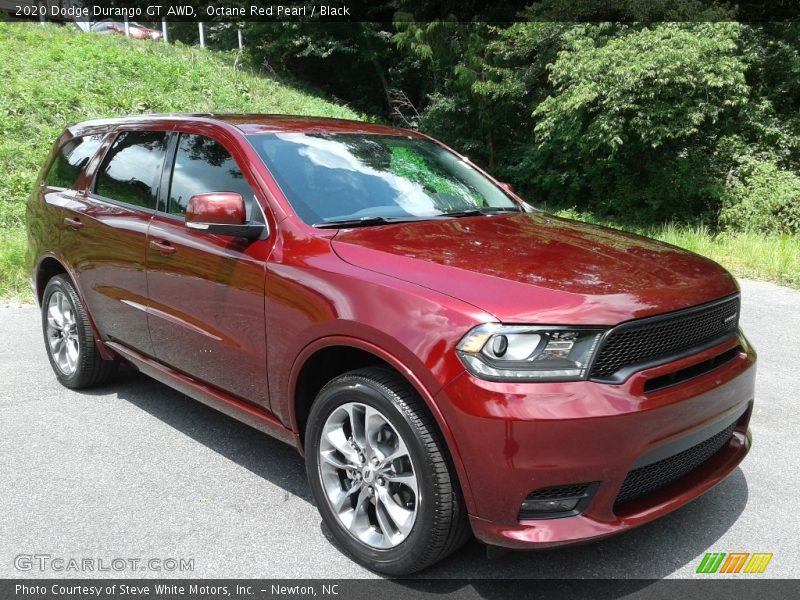 Octane Red Pearl / Black 2020 Dodge Durango GT AWD