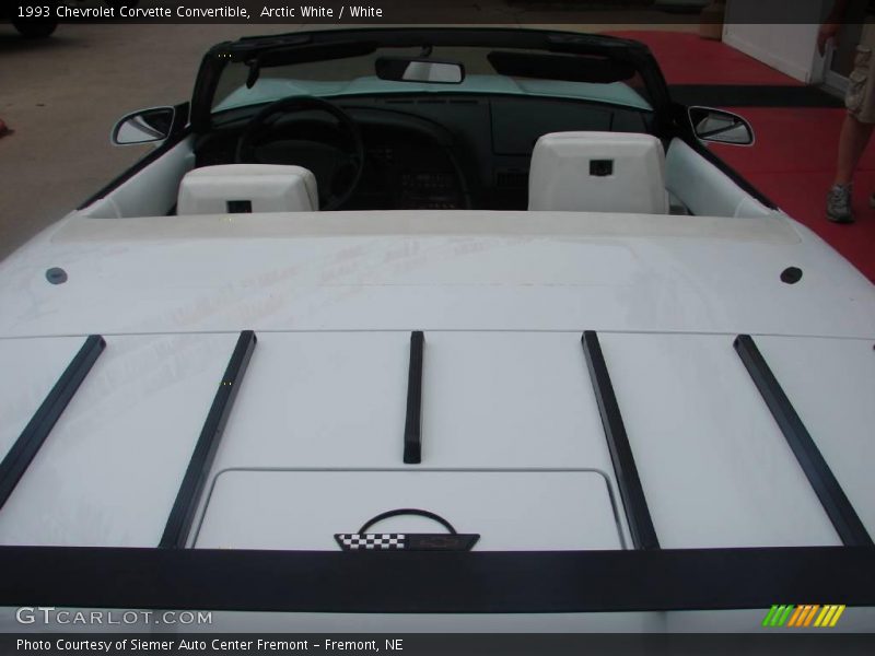 Arctic White / White 1993 Chevrolet Corvette Convertible