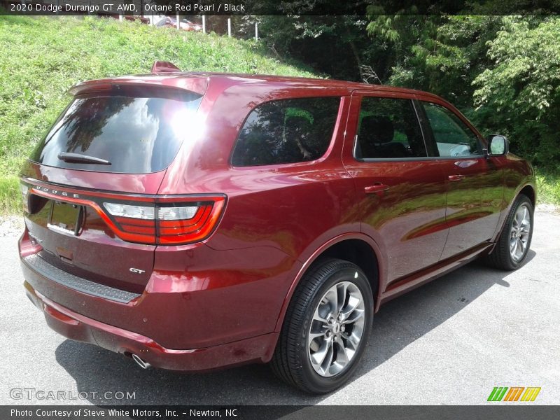 Octane Red Pearl / Black 2020 Dodge Durango GT AWD