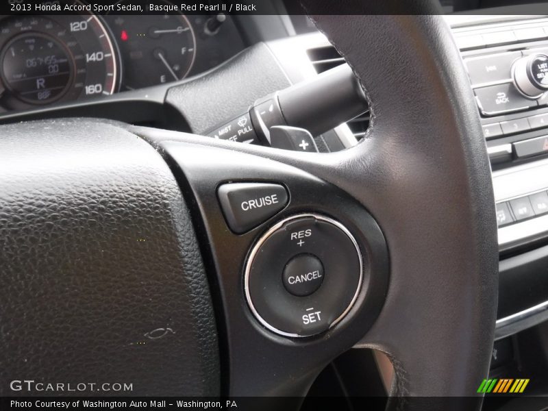 Basque Red Pearl II / Black 2013 Honda Accord Sport Sedan