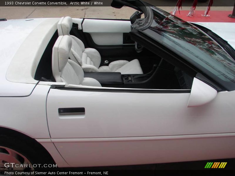 Arctic White / White 1993 Chevrolet Corvette Convertible