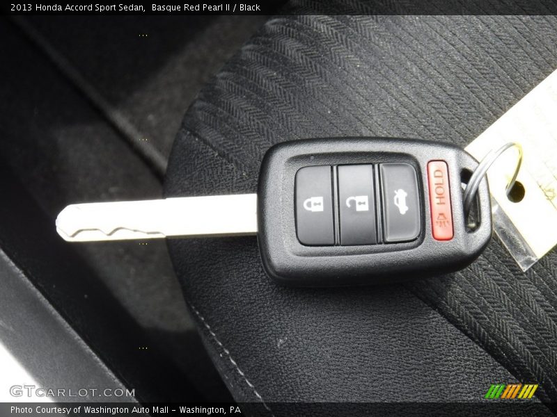 Basque Red Pearl II / Black 2013 Honda Accord Sport Sedan