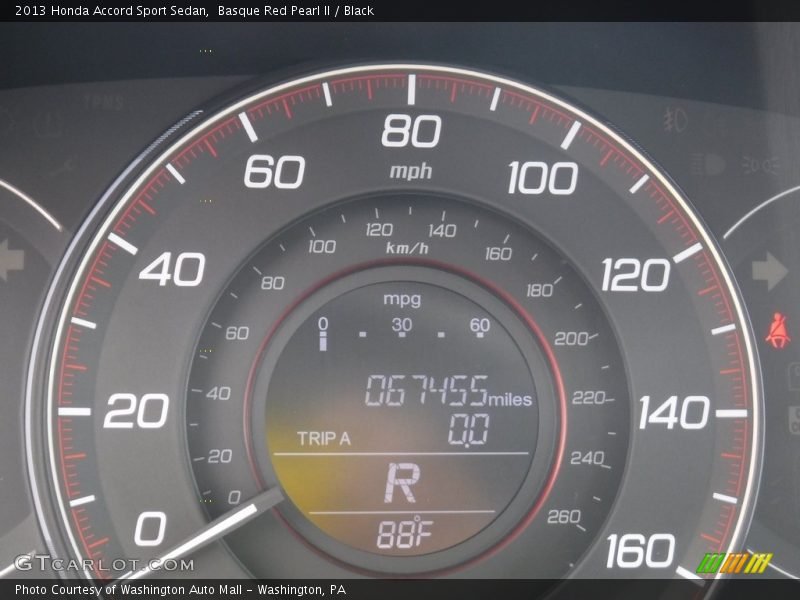 Basque Red Pearl II / Black 2013 Honda Accord Sport Sedan