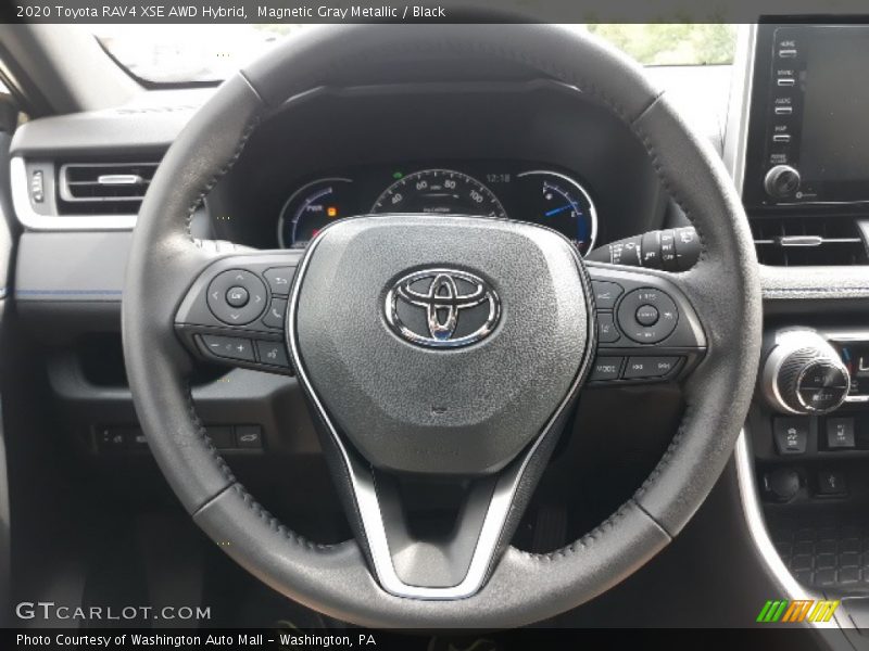 Magnetic Gray Metallic / Black 2020 Toyota RAV4 XSE AWD Hybrid