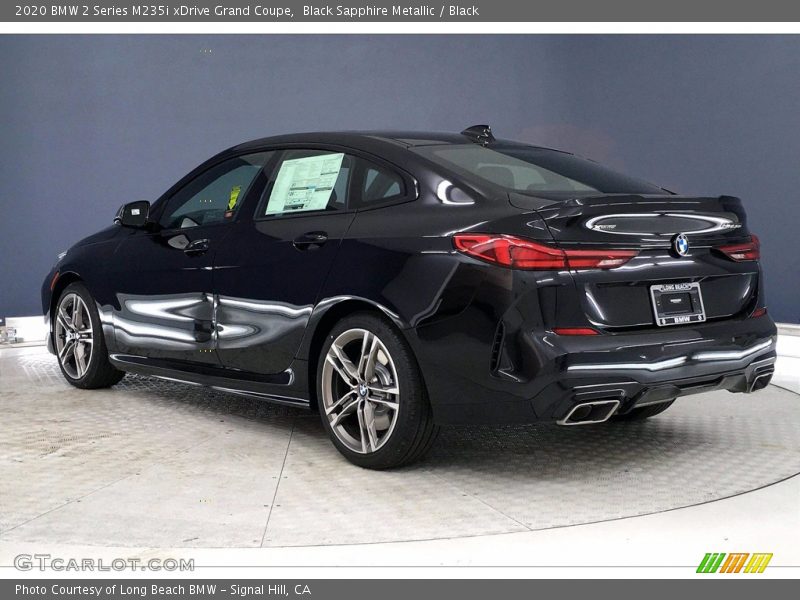 Black Sapphire Metallic / Black 2020 BMW 2 Series M235i xDrive Grand Coupe