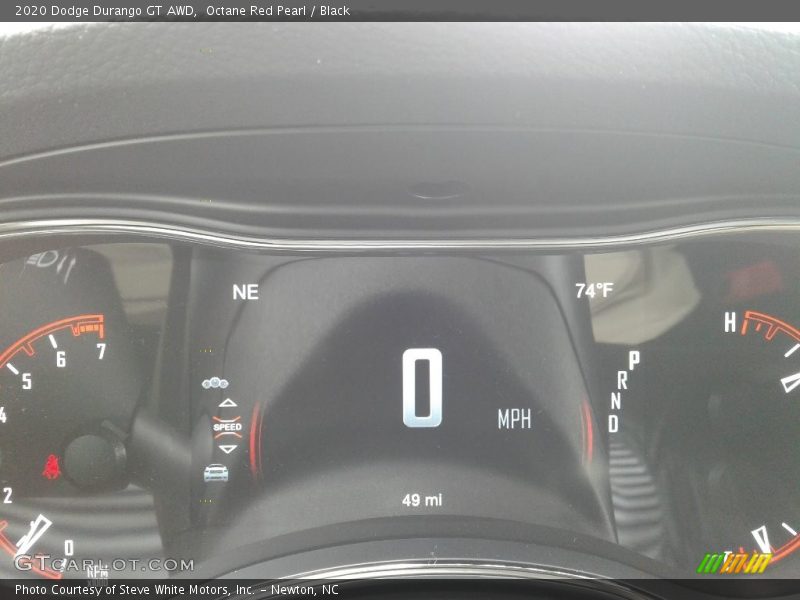 Octane Red Pearl / Black 2020 Dodge Durango GT AWD