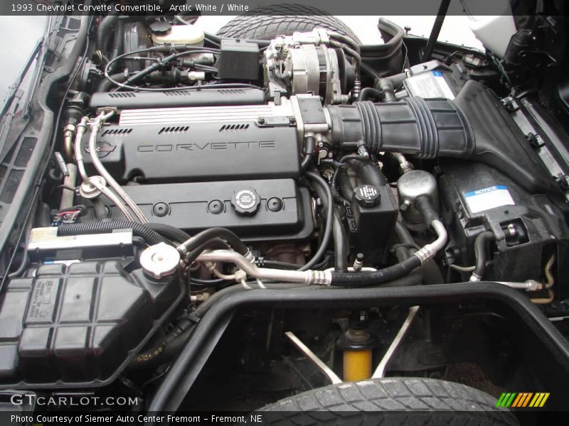 Arctic White / White 1993 Chevrolet Corvette Convertible