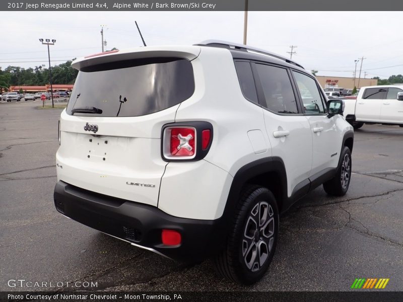 Alpine White / Bark Brown/Ski Grey 2017 Jeep Renegade Limited 4x4
