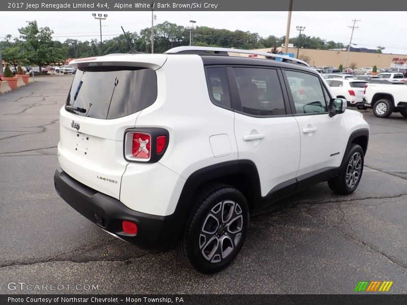 Alpine White / Bark Brown/Ski Grey 2017 Jeep Renegade Limited 4x4