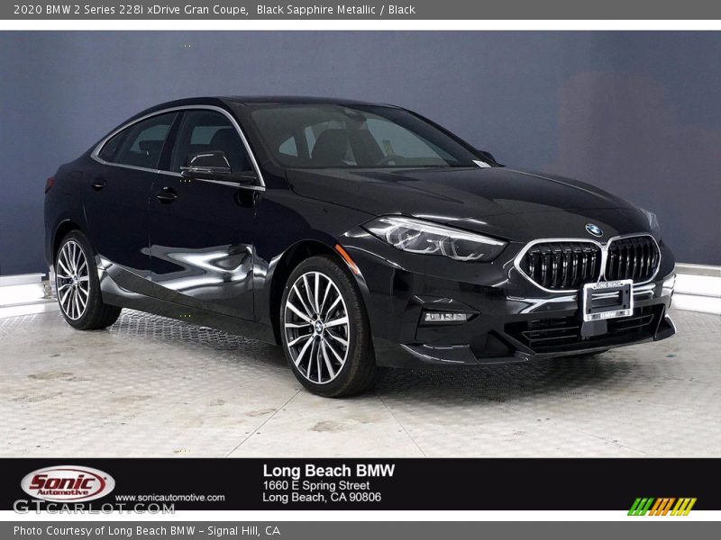 Black Sapphire Metallic / Black 2020 BMW 2 Series 228i xDrive Gran Coupe