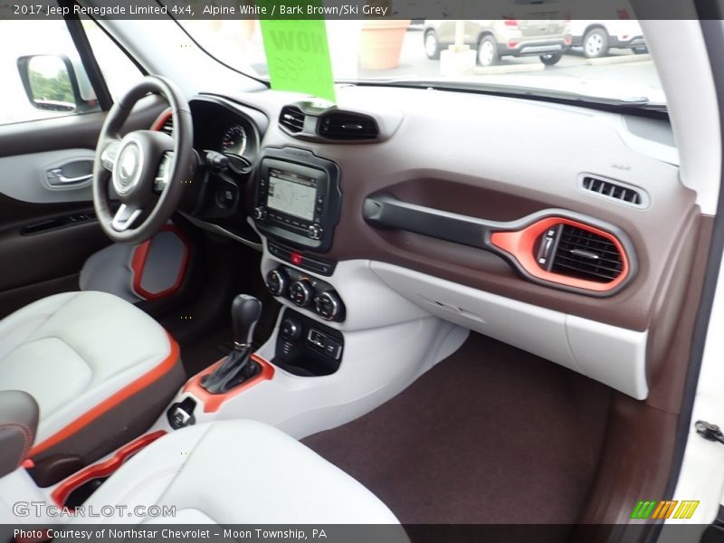 Alpine White / Bark Brown/Ski Grey 2017 Jeep Renegade Limited 4x4