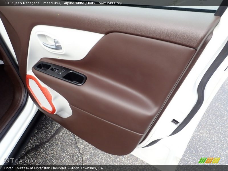 Alpine White / Bark Brown/Ski Grey 2017 Jeep Renegade Limited 4x4