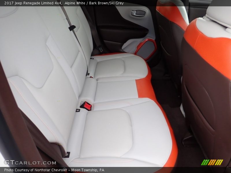 Alpine White / Bark Brown/Ski Grey 2017 Jeep Renegade Limited 4x4