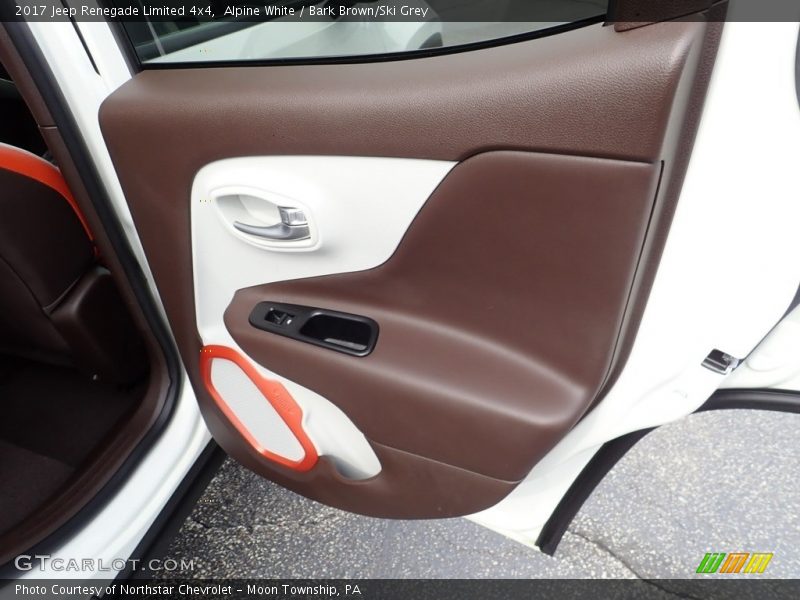 Alpine White / Bark Brown/Ski Grey 2017 Jeep Renegade Limited 4x4