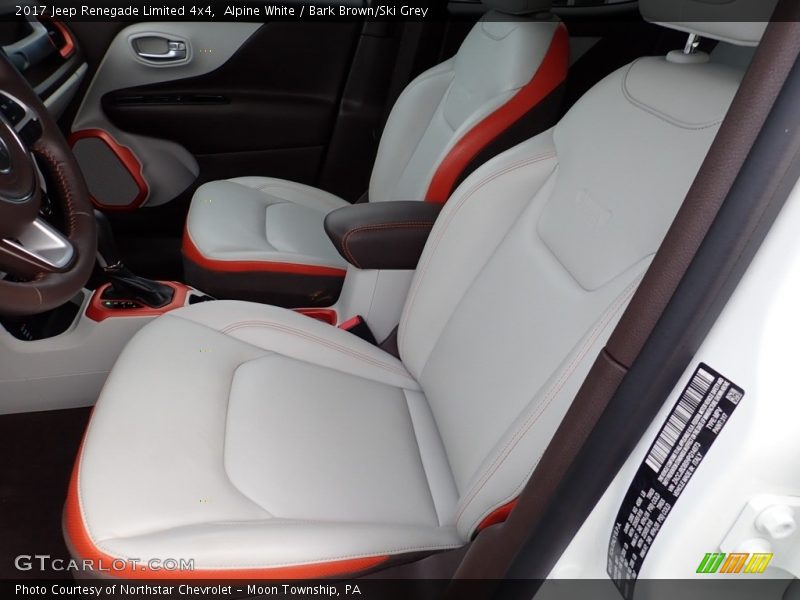 Alpine White / Bark Brown/Ski Grey 2017 Jeep Renegade Limited 4x4