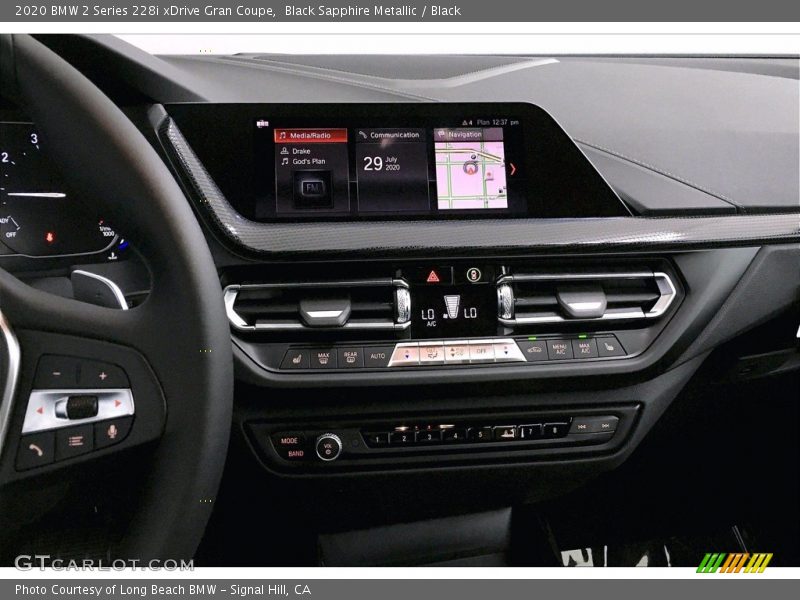 Black Sapphire Metallic / Black 2020 BMW 2 Series 228i xDrive Gran Coupe