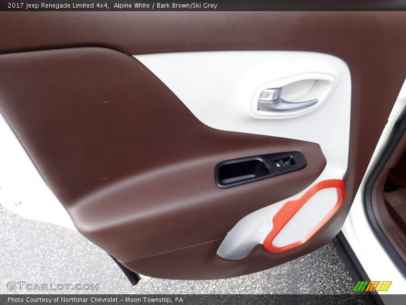 Alpine White / Bark Brown/Ski Grey 2017 Jeep Renegade Limited 4x4