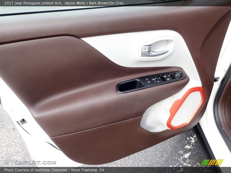Alpine White / Bark Brown/Ski Grey 2017 Jeep Renegade Limited 4x4