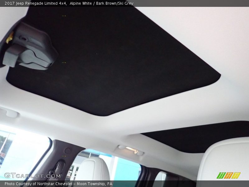 Alpine White / Bark Brown/Ski Grey 2017 Jeep Renegade Limited 4x4