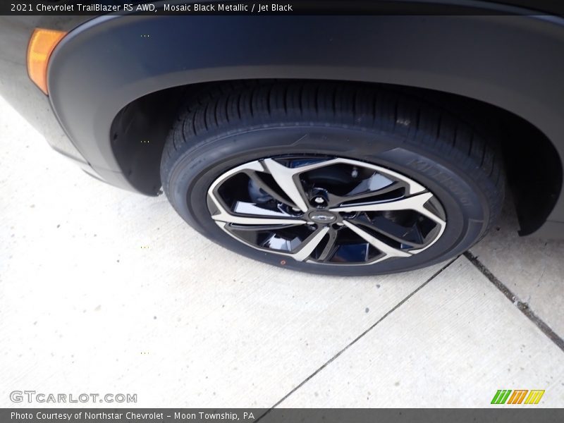 Mosaic Black Metallic / Jet Black 2021 Chevrolet TrailBlazer RS AWD