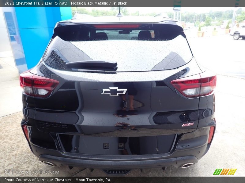 Mosaic Black Metallic / Jet Black 2021 Chevrolet TrailBlazer RS AWD