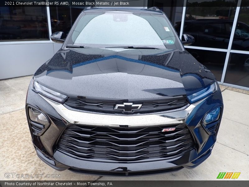 Mosaic Black Metallic / Jet Black 2021 Chevrolet TrailBlazer RS AWD