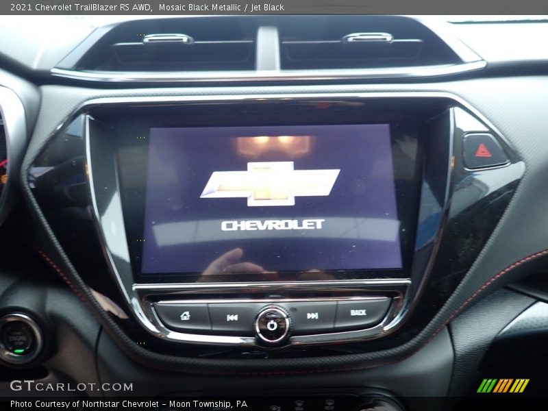 Mosaic Black Metallic / Jet Black 2021 Chevrolet TrailBlazer RS AWD