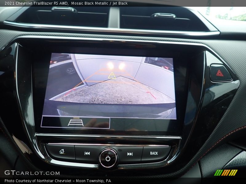 Mosaic Black Metallic / Jet Black 2021 Chevrolet TrailBlazer RS AWD