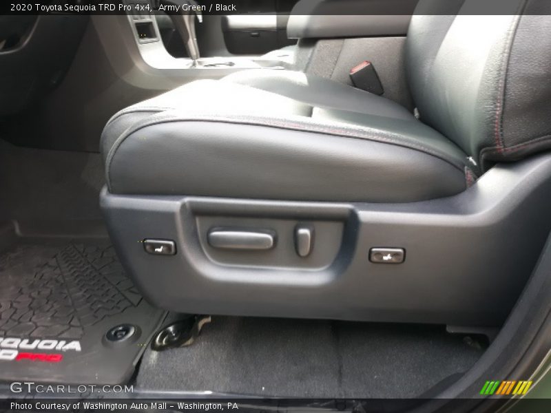 Front Seat of 2020 Sequoia TRD Pro 4x4