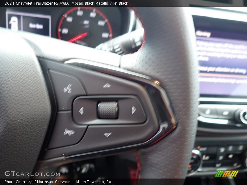 Mosaic Black Metallic / Jet Black 2021 Chevrolet TrailBlazer RS AWD