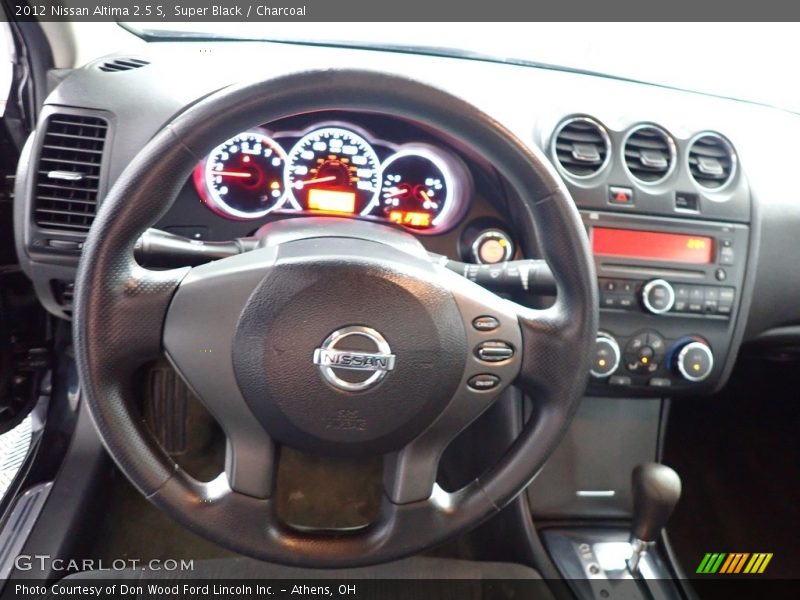 Super Black / Charcoal 2012 Nissan Altima 2.5 S