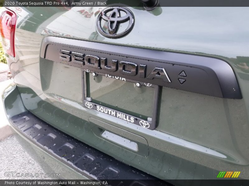 Army Green / Black 2020 Toyota Sequoia TRD Pro 4x4