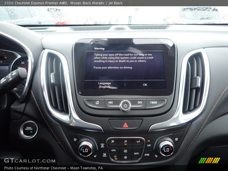 Mosaic Black Metallic / Jet Black 2020 Chevrolet Equinox Premier AWD