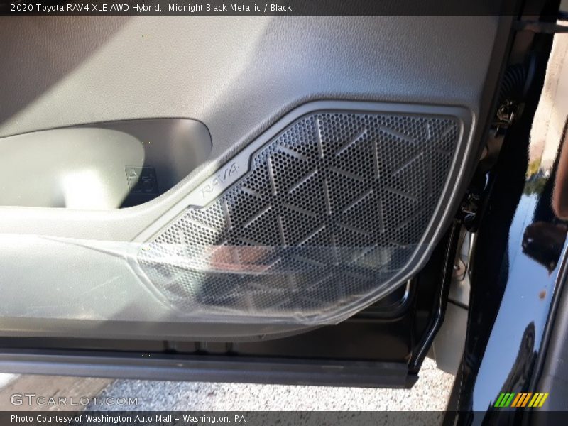 Midnight Black Metallic / Black 2020 Toyota RAV4 XLE AWD Hybrid