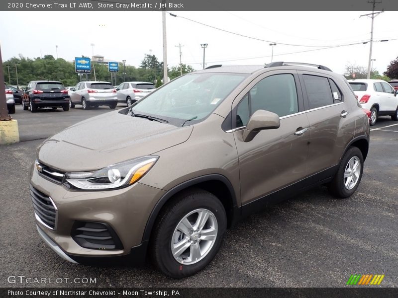 Stone Gray Metallic / Jet Black 2020 Chevrolet Trax LT AWD