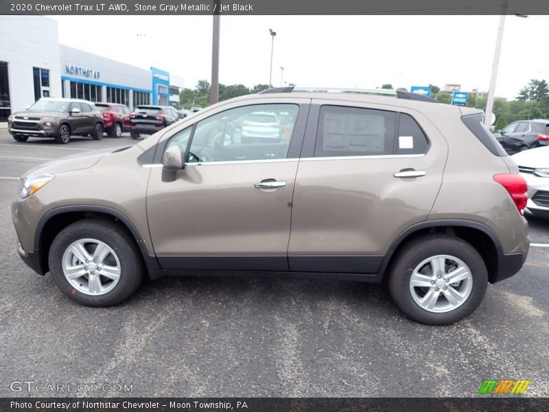 Stone Gray Metallic / Jet Black 2020 Chevrolet Trax LT AWD