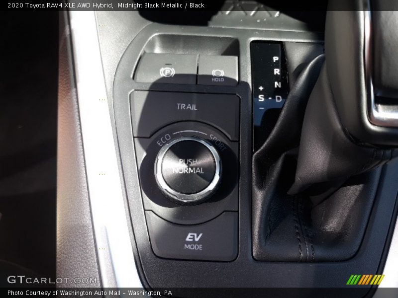 Midnight Black Metallic / Black 2020 Toyota RAV4 XLE AWD Hybrid