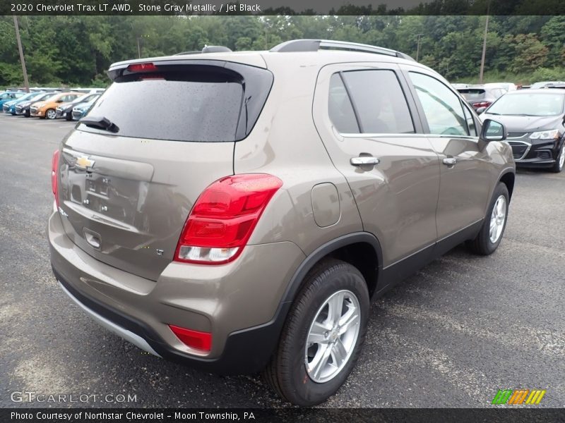 Stone Gray Metallic / Jet Black 2020 Chevrolet Trax LT AWD