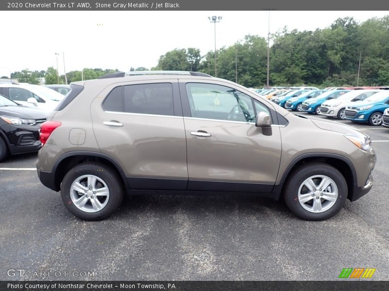 Stone Gray Metallic / Jet Black 2020 Chevrolet Trax LT AWD