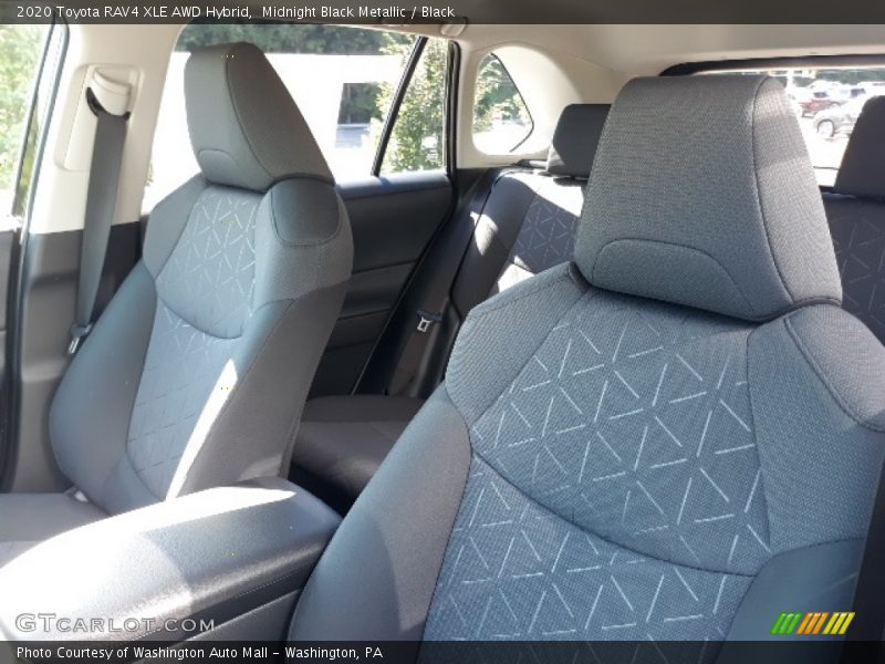 Midnight Black Metallic / Black 2020 Toyota RAV4 XLE AWD Hybrid