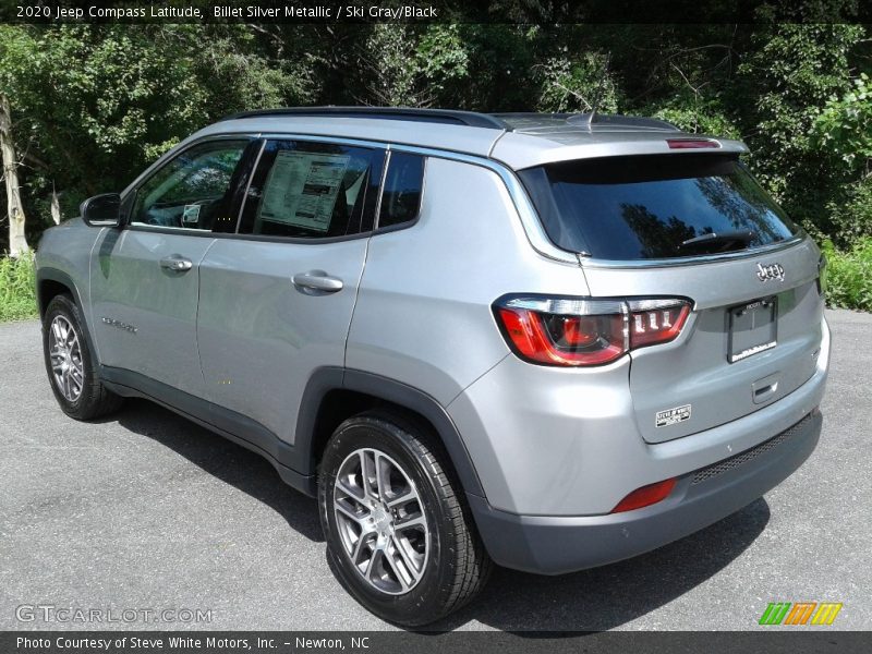 Billet Silver Metallic / Ski Gray/Black 2020 Jeep Compass Latitude