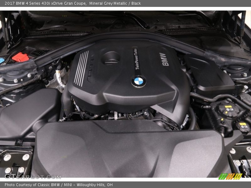  2017 4 Series 430i xDrive Gran Coupe Engine - 2.0 Liter DI TwinPower Turbocharged DOHC 16-Valve VVT 4 Cylinder