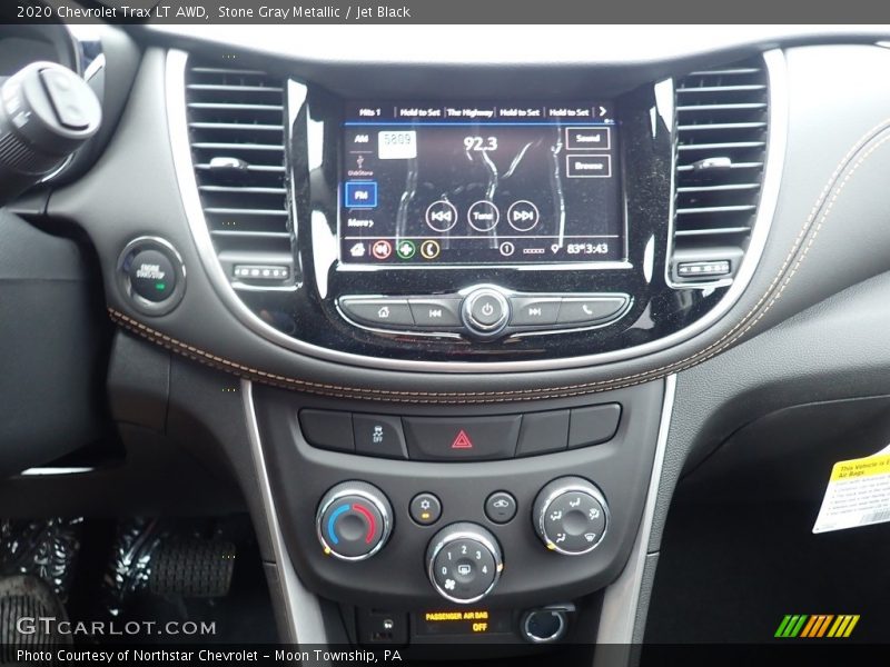 Stone Gray Metallic / Jet Black 2020 Chevrolet Trax LT AWD